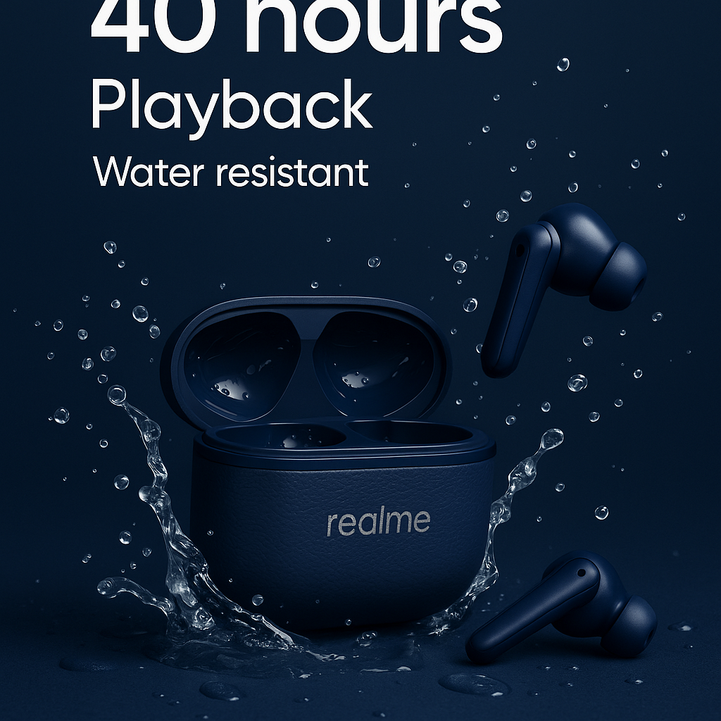 Realme buds 111 ANC- Dark Blue