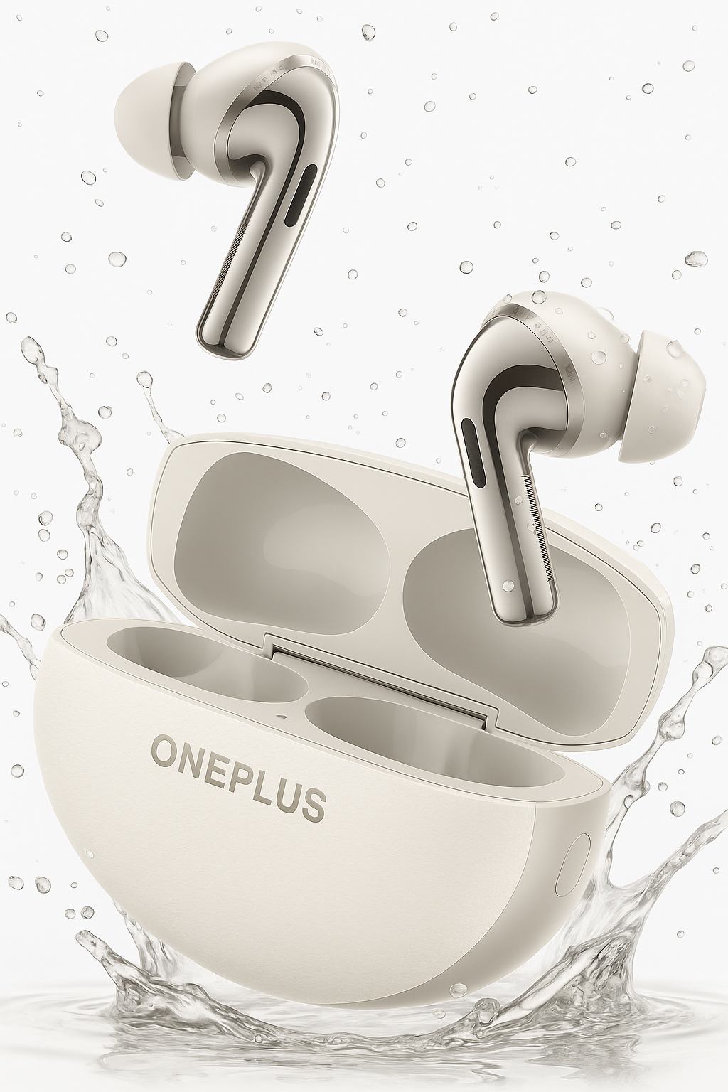 OnePlus Buds Pro 3 - white leather