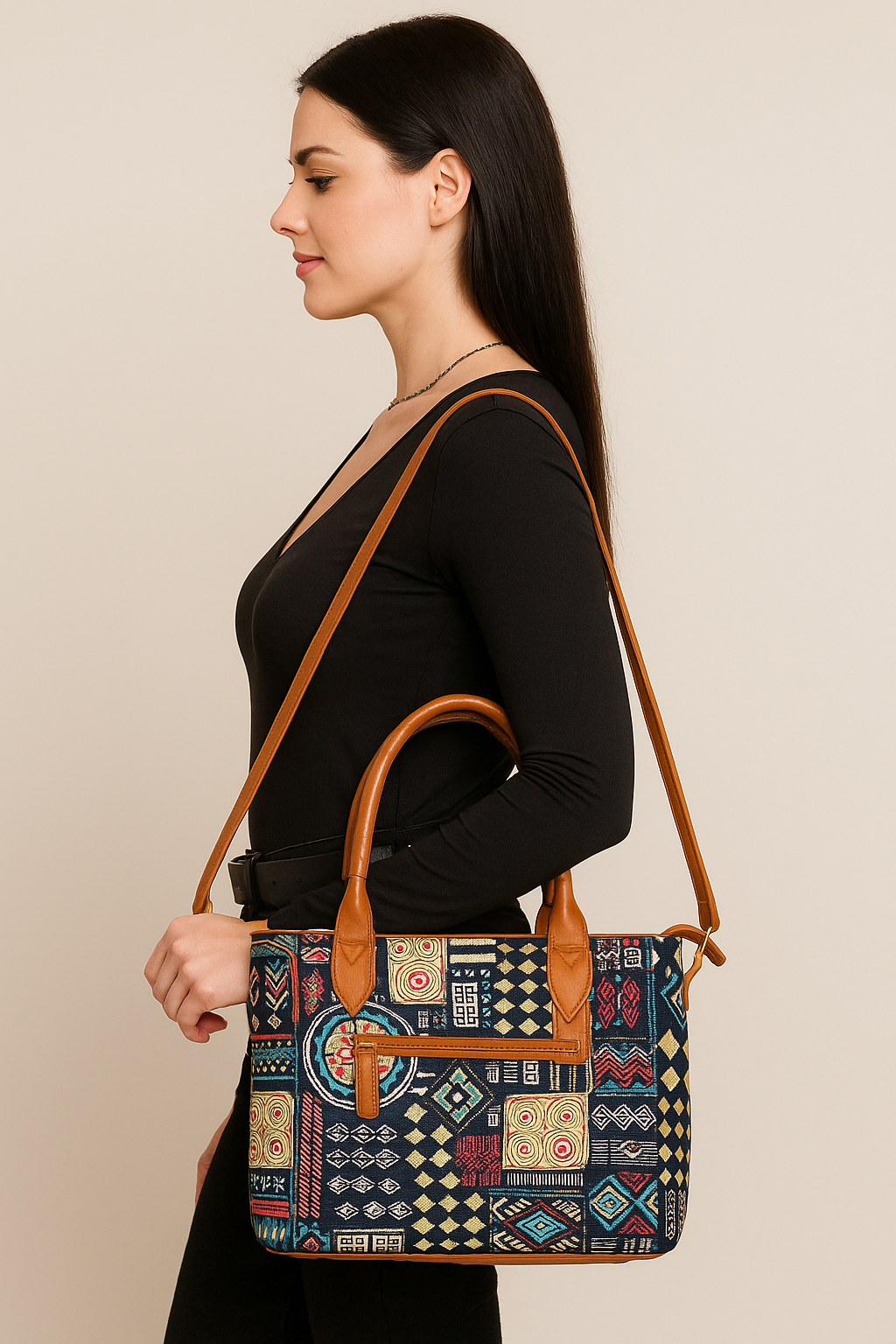 Premium leather hand bag for women