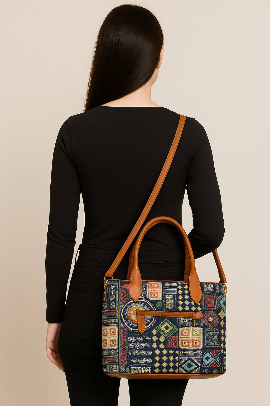 Premium leather hand bag for women