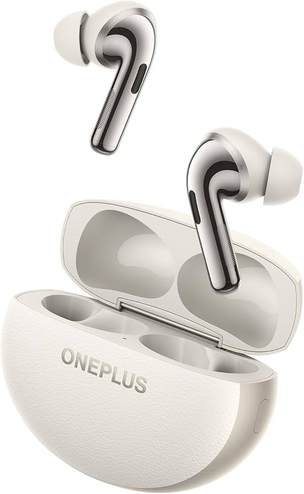 OnePlus Buds Pro 3 - white leather